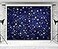 Kate 75ft Blue Stars Backdrop Evening Starry Photo Background Night Sky Stas Photo Studio Props for Photography Picture Video