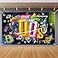 party greeting Early 2000s Theme Backdrop Hip Hop Graffiti Back to 00s Party Banner Background 71x433 Inch Fabric Wall Table Decorations Photo Booth Props