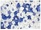DHXXSC 7X5FT Floral Backdrop Blue and White Roses Paper Flower Wall Decor Thin Vinyl Material Wedding Party Photography Background DH87