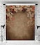 Kate 5x7ft Brown Fabric Floral Portrait Backdrops for Photographers Retro Abstract Painted Floral Photo Fabric Background Studio Props