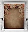 Kate 5x7ft Brown Fabric Floral Portrait Backdrops for Photographers Retro Abstract Painted Floral Photo Fabric Background Studio Props