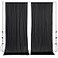 Mohoeey 10 ft x 8 ft Black Backdrop Curtains Panels Wrinkle Free Polyester Photography Backdrop DrapesWedding Party Home Decoration Supplies