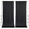Mohoeey 10 ft x 8 ft Black Backdrop Curtains Panels Wrinkle Free Polyester Photography Backdrop DrapesWedding Party Home Decoration Supplies