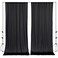 Mohoeey 10 ft x 8 ft Black Backdrop Curtains Panels Wrinkle Free Polyester Photography Backdrop DrapesWedding Party Home Decoration Supplies