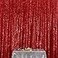 Poise3EHome 8FT x 8FT Sequin Photography Backdrop Curtain for Party Decoration Red