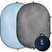 Kate 5x65ft15x2m Collapsible Backdrop Blue Pop up Backgrounds Grey Backdrops Collapsable Photography Photoshoot Prop