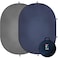 Kate 5x65ft15x2m Collapsible Backdrop Grey Blue Texture Pop up Reversible Photography Backgrounds for Zoom Video Meetings