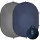 Kate 5x65ft15x2m Collapsible Backdrop Grey Blue Texture Pop up Reversible Photography Backgrounds for Zoom Video Meetings