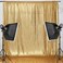 Juya Delight 8ft x 8ft New Gold Sequin Backdrop Curtain for Party Festival Wedding Photography