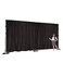Urby Two Layers Backdrop Made with One Piece Chiffon Tulle Polyester for Professional Extra Wide Blackout Curtains Black 20 x 10 ft
