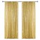Sugargirl Gold Sequin Backdrop Curtain 2 Panels 2FTx8FT Glitter Gold Background Drapes Sparkle Photography Backdrop for Party Wedding Birthday Wall Decoration