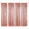 Sugargirl Rose Gold Sequin Backdrop Curtain 4 Panels 2FTx8FT Glitter Rose Gold Background Drapes Sparkle Photography Backdrop for Party Wedding Birthday Wall Decoration