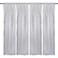 TCBESTO Silver Sequin Backdrop 2FTx8FT 4 Panels Silver Backdrop Curtains for Parties Glitter Backdrop Photo Background for Wedding Baby Shower