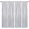 TCBESTO Silver Sequin Backdrop 2FTx8FT 4 Panels Silver Backdrop Curtains for Parties Glitter Backdrop Photo Background for Wedding Baby Shower