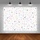 Lofaris Vinyl Donut Birthday Backdrop White 5x3ft Baby Shower Newborn Kids Party Decorations