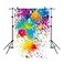 MTMETY 5x7Ft Colorful Splatter Background Abstract Background Paint Splash Backdrop Video Studio Photograph Photo Booth Props Backdrop LXME466