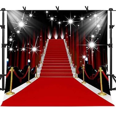MTMETY 10x10ft Red Carpet Vinyl Photography Backdrop Customized Photo Background Photo Booth Studio Props HXME186