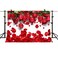 MTMETY 10x7FT White Background Romantic Red Rose Petals for Sweet 16 Party Photo Booth Props Backdrop LFME403