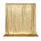 PartyDelight Gold Sequin Backdrop 6x6ft HighDensity 3mm Sparkly Photo Background Back Drop Glitter Drape for Wedding Birthday and Holiday Party Decorations