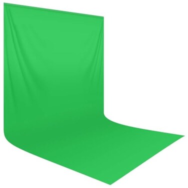 HEMMOTOP Green Screen Backdrop 10 x 20 ft Chromakey Greenscreen Background Large Seamless Green Backdrop Background Cloth for Photography Zoom Live Streaming Backdrop only