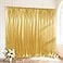 SquarePie 10x10ft Gold Sequin Backdrop High Density NonTransparent Glitter Curtain for Photography Birthday Wedding Party Decorations Thick Solid Background with 4 Rod Pocket 1 Panel