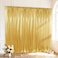 SquarePie 10x10ft Gold Sequin Backdrop High Density NonTransparent Glitter Curtain for Photography Birthday Wedding Party Decorations Thick Solid Background with 4 Rod Pocket 1 Panel