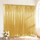 SquarePie 10x10ft Gold Sequin Backdrop High Density NonTransparent Glitter Curtain for Photography Birthday Wedding Party Decorations Thick Solid Background with 4 Rod Pocket 1 Panel