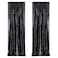 Poise3EHome Black Sequin Backdrop Curtains 2 Panels 2FTx8FT Glitter Photo Booth Backdrop for Halloween Birthday Bachelorette Wednesday Twilight Party Decorations