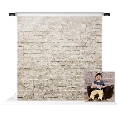 Kate 8x8ft Brick Backdrop Classic Brick Wall Photo Background for Portrait Studio