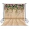 WOLADA Spring Flower Wall Backdrop Colorful Roses with Butterflies Background Ideal for Spring Photo Shoots Wedding Bridal Shower Garden Themed Parties Studio Props 10x10FT 8909
