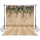 WOLADA Spring Flower Wall Backdrop Colorful Roses with Butterflies Background Ideal for Spring Photo Shoots Wedding Bridal Shower Garden Themed Parties Studio Props 10x10FT 8909