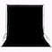 HMTfoto Black Backdrop for Photography Durable Fabric Background Photo Backdrop Video Photography Studio 5x7ft Black
