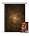 Kate 65x10ft Brown Photography Backdrop Abstract Headshot Painted Canvas Background Portrait Backdrop for Photographer