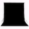 HMTfoto Black Backdrop for Photography Portrait Background Screen for Photo Backdrop Video Photography Studio 8x10ft Black
