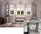 CSFOTO 7x5ft 3D Living Room Backdrop Sofa Carpet Crystal Chandelier Window Office Backdrop for Zoom Meeting Video Conferencing Backdrops for Video Recording Video Backdrops Background Home Office