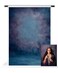 Kate 65x10ft Blue Photo Backdrop Retro Photo Background for Photographers Portraits Studio Props