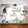 AIBIIN 7x5ft Young Wild and Three Birthday Backdrop Safari Jungle Wild Animals Third Birthday Party Decorations Supplies Young Wild and Three 3rd Bday Photography Background Banner Cake Table Props