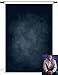 Kate 5x7ft Dark Blue Abstract Backdrops Microfiber Dark Blue Portrait Background for Photoshoot for Photography