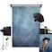 Kate 65x10ft2mW x3mH Large Blue Backdrops Retro Cyan Photography Background Props Studio Headshot Abstract Backdrop