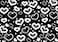 LYCGS 7x5ft Black Heart Backdrop 90s Backdrops for Photoshoot Valentines Decor Banner Birthday Props X14