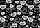 LYCGS 7x5ft Black Heart Backdrop 90s Backdrops for Photoshoot Valentines Decor Banner Birthday Props X14