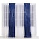 Poise3EHome 2ft x 8ft Blue Sequin Photography Backdrop Curtains 2 Panels for Party Decoration Navy Blue