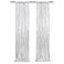 Poise3EHome Silver Sequin Backdrop Curtains2ft x 8ft Sequin Photography Backdrop Curtain 2 Panels for Party Decoration