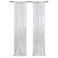 Poise3EHome Silver Sequin Backdrop Curtains2ft x 8ft Sequin Photography Backdrop Curtain 2 Panels for Party Decoration