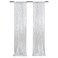 Poise3EHome Silver Sequin Backdrop Curtains2ft x 8ft Sequin Photography Backdrop Curtain 2 Panels for Party Decoration