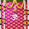 Desi Favors Hot Pink Lotus Paper Backdrop Sheets Indian Backdrop Decorations for Wedding Background Wall Banner Set 72x84 Inch