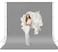 CPLIRIS 10x12ft Gray Backdrop Photography Grey Photo Shooting Background with Matt Surface for Protrait Photoshoot