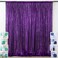 ShinyBeauty Sequin Backdrop Curtain Photo Booth Backdrops 4FTx6FT Purple Glitter Backdrop for Weddings and Events Wedding Decoration Fabric