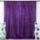 ShinyBeauty Sequin Backdrop Curtain Photo Booth Backdrops 4FTx6FT Purple Glitter Backdrop for Weddings and Events Wedding Decoration Fabric
