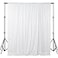 ShinyBeauty 4FTX6FTWhiteSEQUIN Backdrop Shimmer Holiday Fabric Backdrops Sequin Photography Photo Booth Curtains White